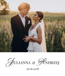 Zaproszenia Ester - wzór 4