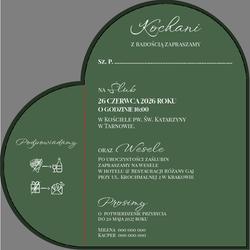 Zaproszenie Karla - wzór 3