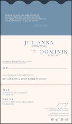 Zaproszenia Petra - wzór 2