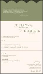 Zaproszenia Petra - wzór 3