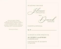 Zaproszenia Paola - wzór 2