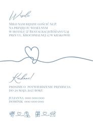 Zaproszenia Paola - wzór 3