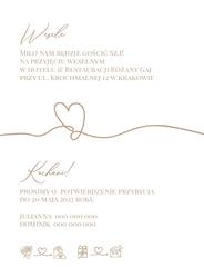 Zaproszenia Paola - wzór 4