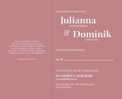 Zaproszenia Paola2 - wzór 1