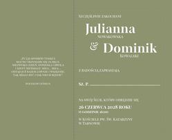 Zaproszenia Paola2 - wzór 2