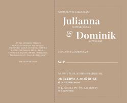 Zaproszenia Paola2 - wzór 4