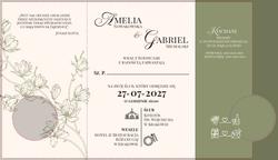 Zaproszenia Sabrina - wzór 1