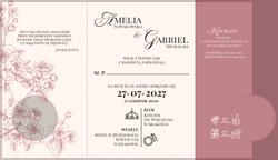 Zaproszenia Sabrina - wzór 2