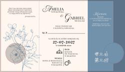 Zaproszenia Sabrina - wzór 3