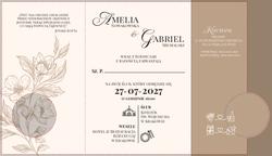 Zaproszenia Sabrina - wzór 4