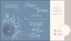 Zaproszenia Sabrina - wzór 6