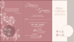 Zaproszenia Sabrina - wzór 7