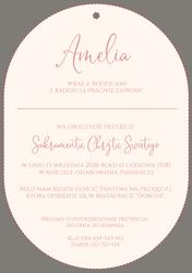 Zaproszenia Agnes - wzór 1