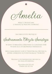 Zaproszenia Agnes - wzór 4