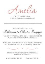 Zaproszenia Maura - wzór 1