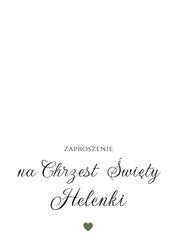 Zaproszenia Maura - wzór 3
