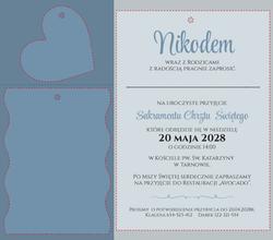 Zaproszenia Tessa - wzór 2