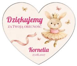 Magnesy z podziękowaniem Chrzest - wzór 1