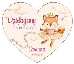 Magnesy z podziękowaniem Chrzest - wzór 2