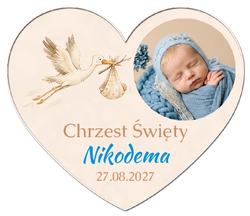 Magnesy z podziękowaniem Chrzest - wzór 9
