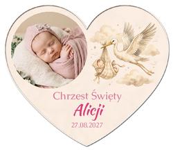 Magnesy z podziękowaniem Chrzest - wzór 10