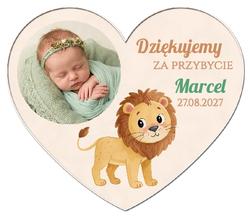 Magnesy z podziękowaniem Chrzest - wzór 12