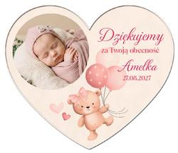 Magnesy z podziękowaniem Chrzest - wzór 30