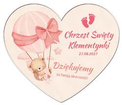 Magnesy z podziękowaniem Chrzest - wzór 33