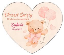 Magnesy z podziękowaniem Chrzest - wzór 35