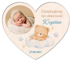 Magnesy z podziękowaniem Chrzest - wzór 42