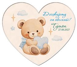 Magnesy z podziękowaniem Chrzest - wzór 43