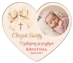 Magnesy z podziękowaniem Chrzest - wzór 49
