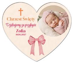 Magnesy z podziękowaniem Chrzest - wzór 50