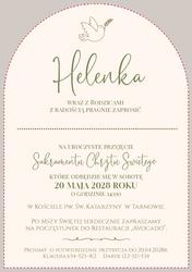 Zaproszenia Aida - wzór 3