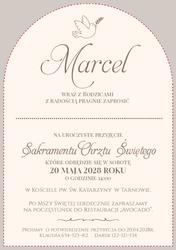 Zaproszenia Aida - wzór 4