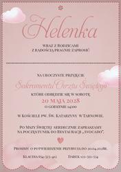 Zaproszenia Lea - wzór 2