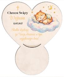 Podkładka pod czekoladkę na chrzest - wzór33