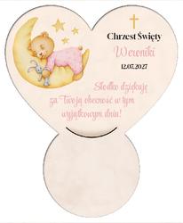 Podkładka pod czekoladkę na chrzest - wzór35