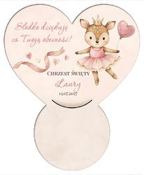 Podkładka pod czekoladkę na chrzest - wzór38