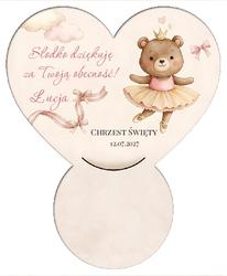 Podkładka pod czekoladkę na chrzest - wzór39