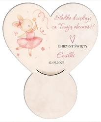 Podkładka pod czekoladkę na chrzest - wzór40