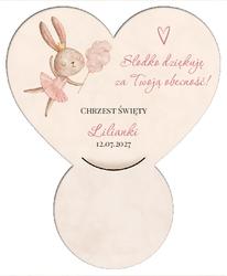 Podkładka pod czekoladkę na chrzest - wzór41