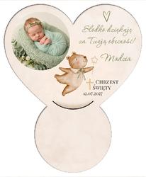 Podkładka pod czekoladkę na chrzest - wzór42