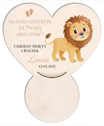 Podkładka pod czekoladkę na chrzest - wzór45