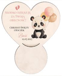 Podkładka pod czekoladkę na chrzest - wzór46