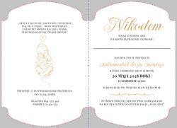 Zaproszenia Andrea - wzór 6