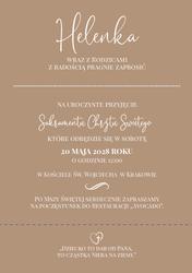 Zaproszenia Arleta - wzór 3