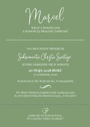 Zaproszenia Arleta - wzór 4