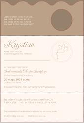 Zaproszenia Klaudia - wzór 3