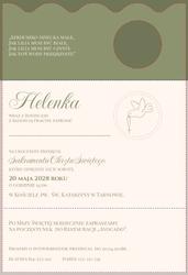 Zaproszenia Klaudia - wzór 4